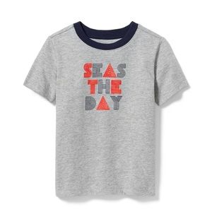 Janie and Jack SEAS THE‎ DAY TEE